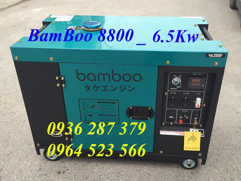 Máy Phát Điện BamBoo 8800 Chạy Dầu 6kw
