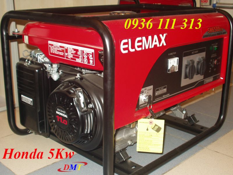 Máy Phát Điện Honda 5Kw - Elemax SH6500EX Nhật Bản