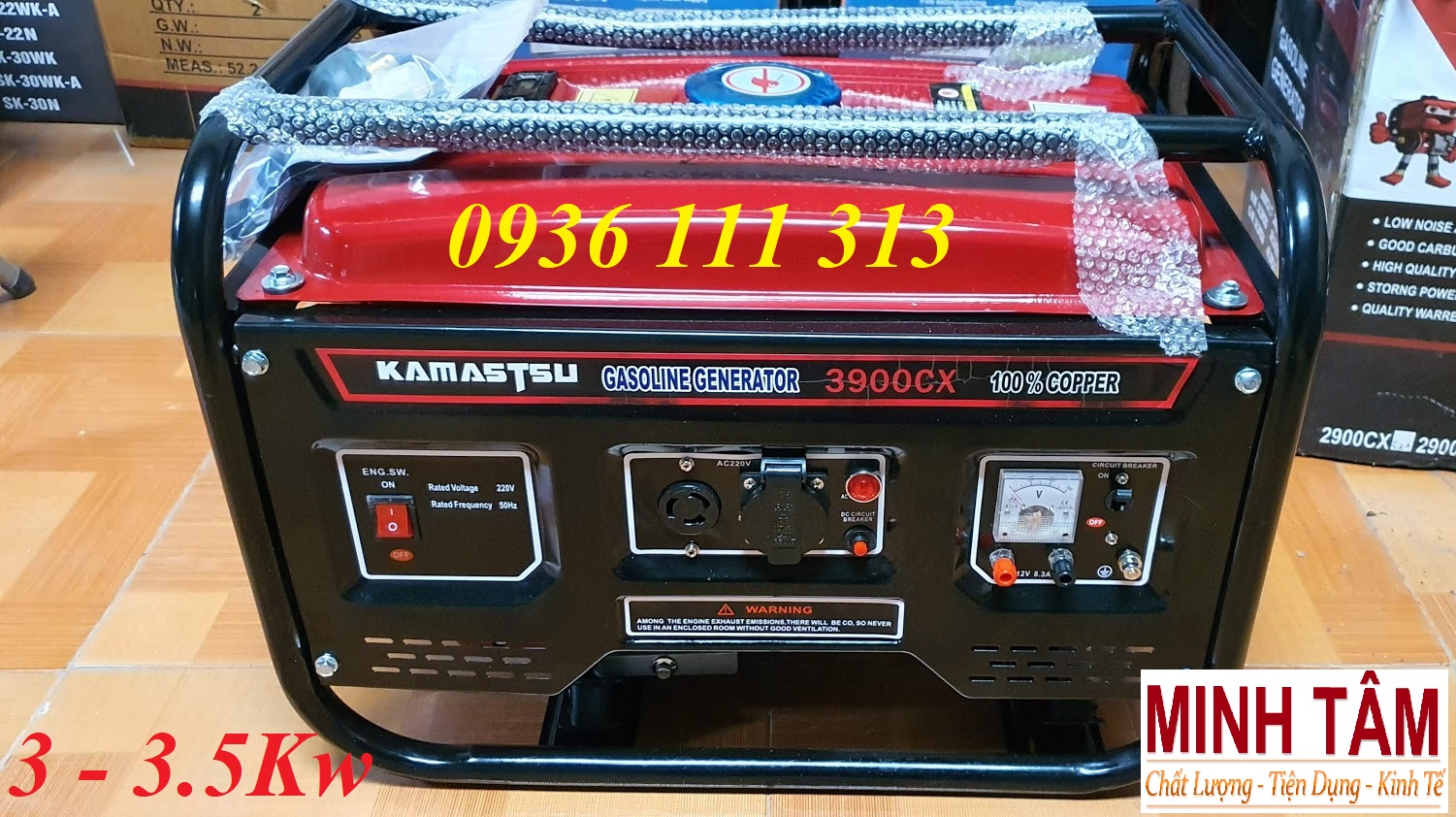 Máy Phát Điện 3Kw - Kamastsu 3900cx