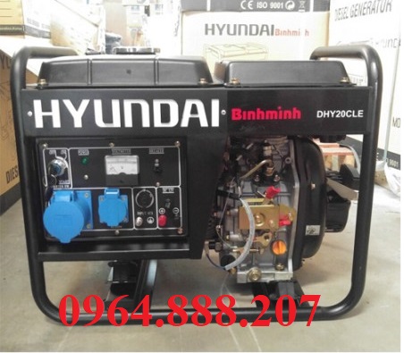 Máy phát điện chạy dầu 2kW Hyundai DHY20CLE