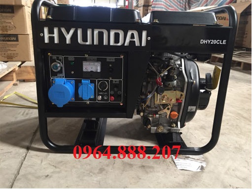 Máy phát điện chạy dầu 2kW Hyundai DHY20CLE