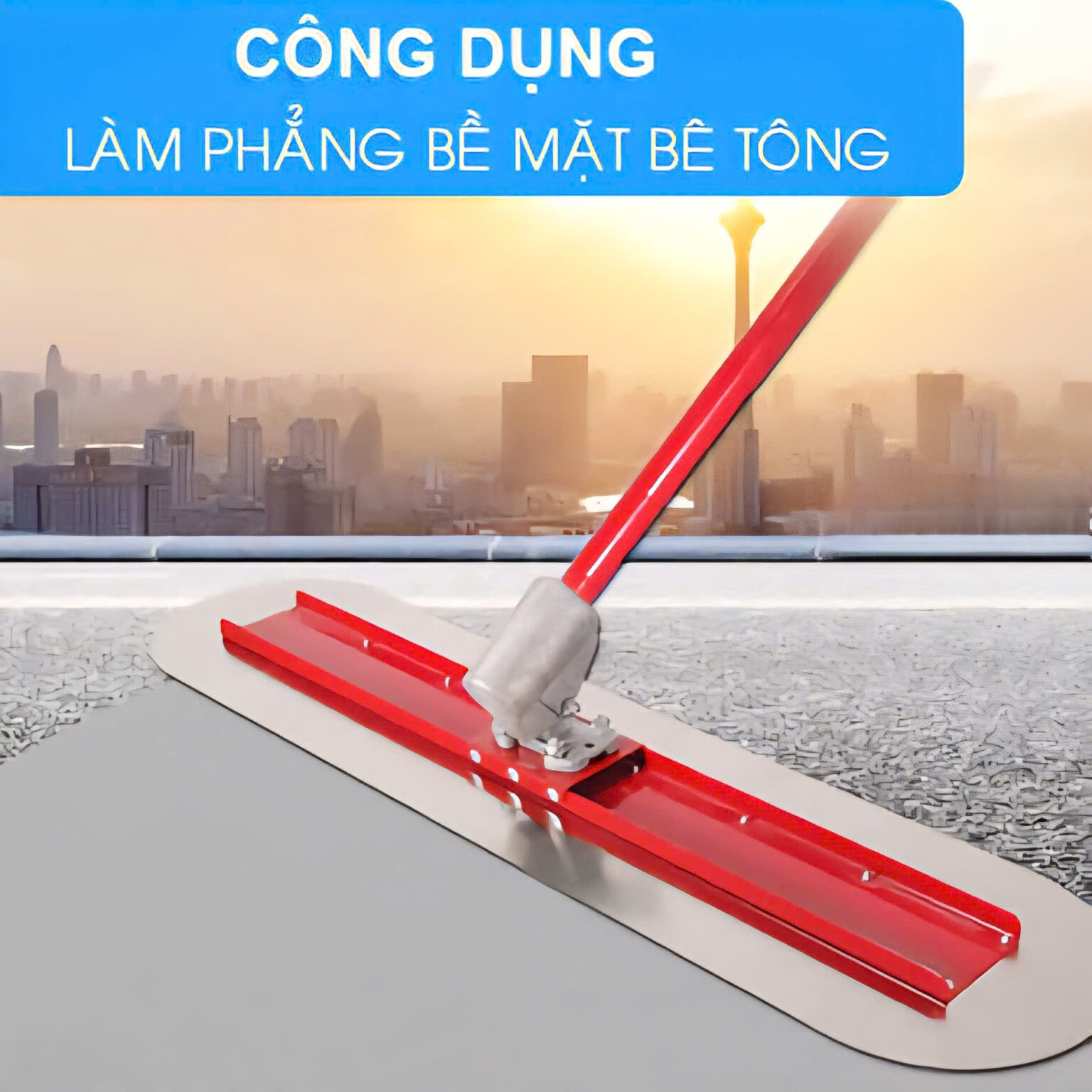 Thước Gạt bê Tông