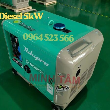 Máy phát điện chạy dầu 5kw Nikipro DCA5500