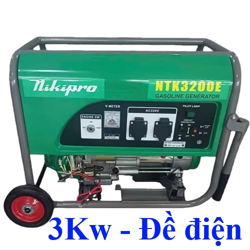 Máy Phát Điện Chạy Xăng 3Kw Niki Pro NTK3200E