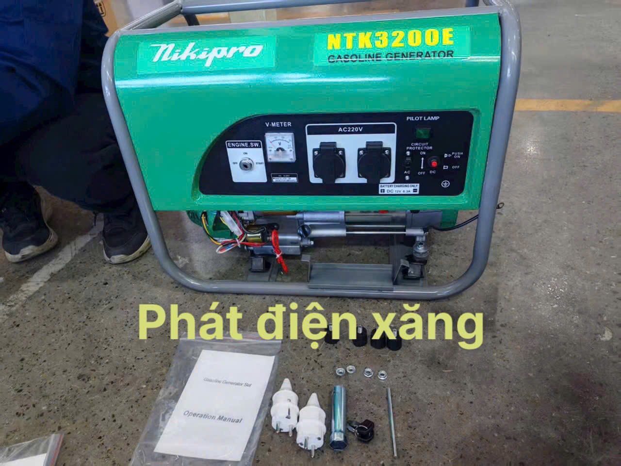 Máy Phát Điện Niki Pro NTK3200E 3Kw có đề